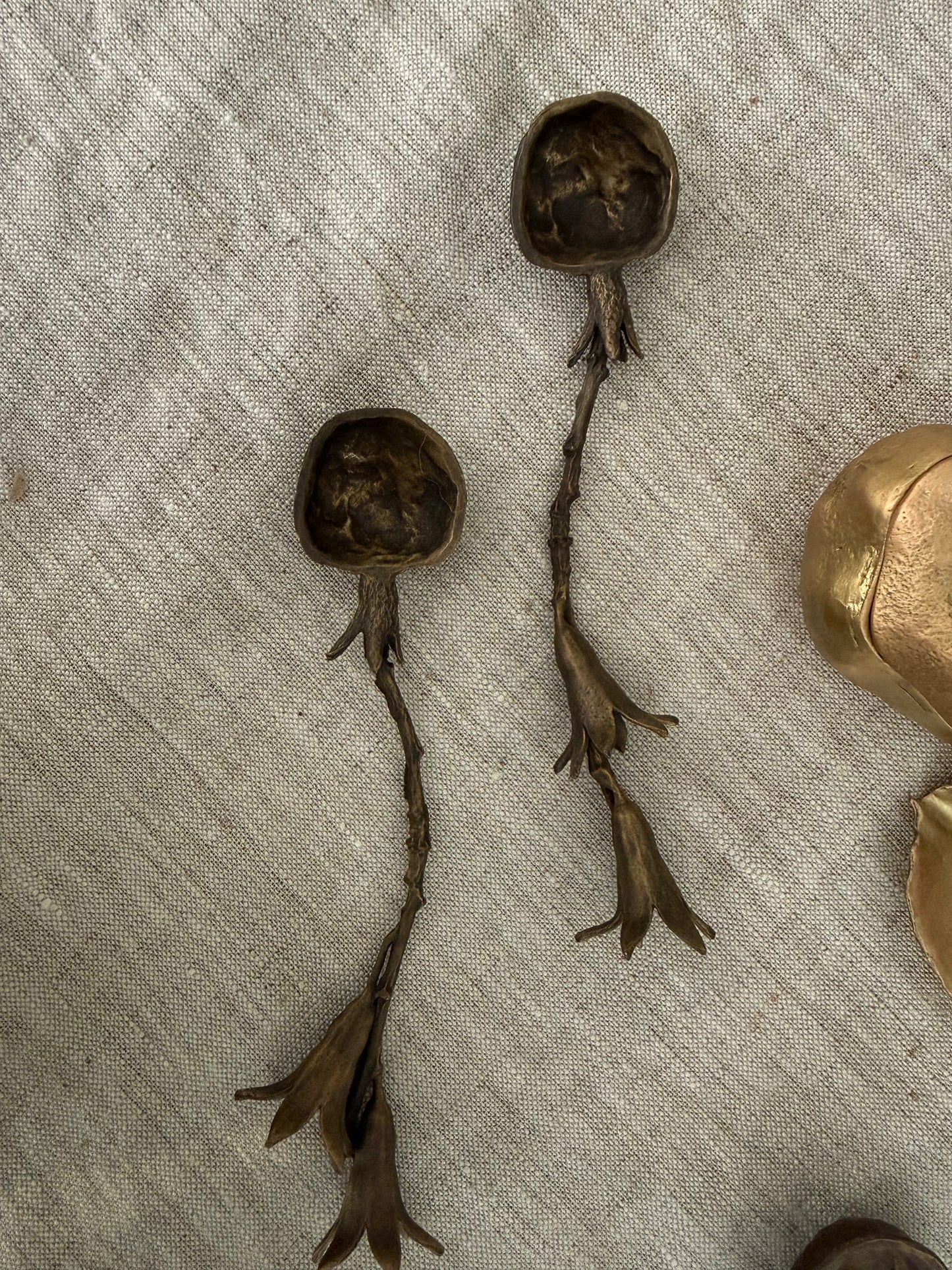 Michael MIchaud Pomegranate Spoons - set of 2