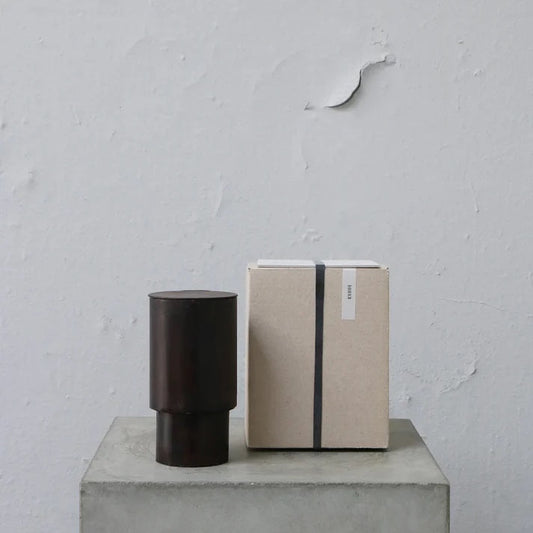 Elevate Your Space With The Studio Oliver Gustav Scented Candle In Iron Vessel