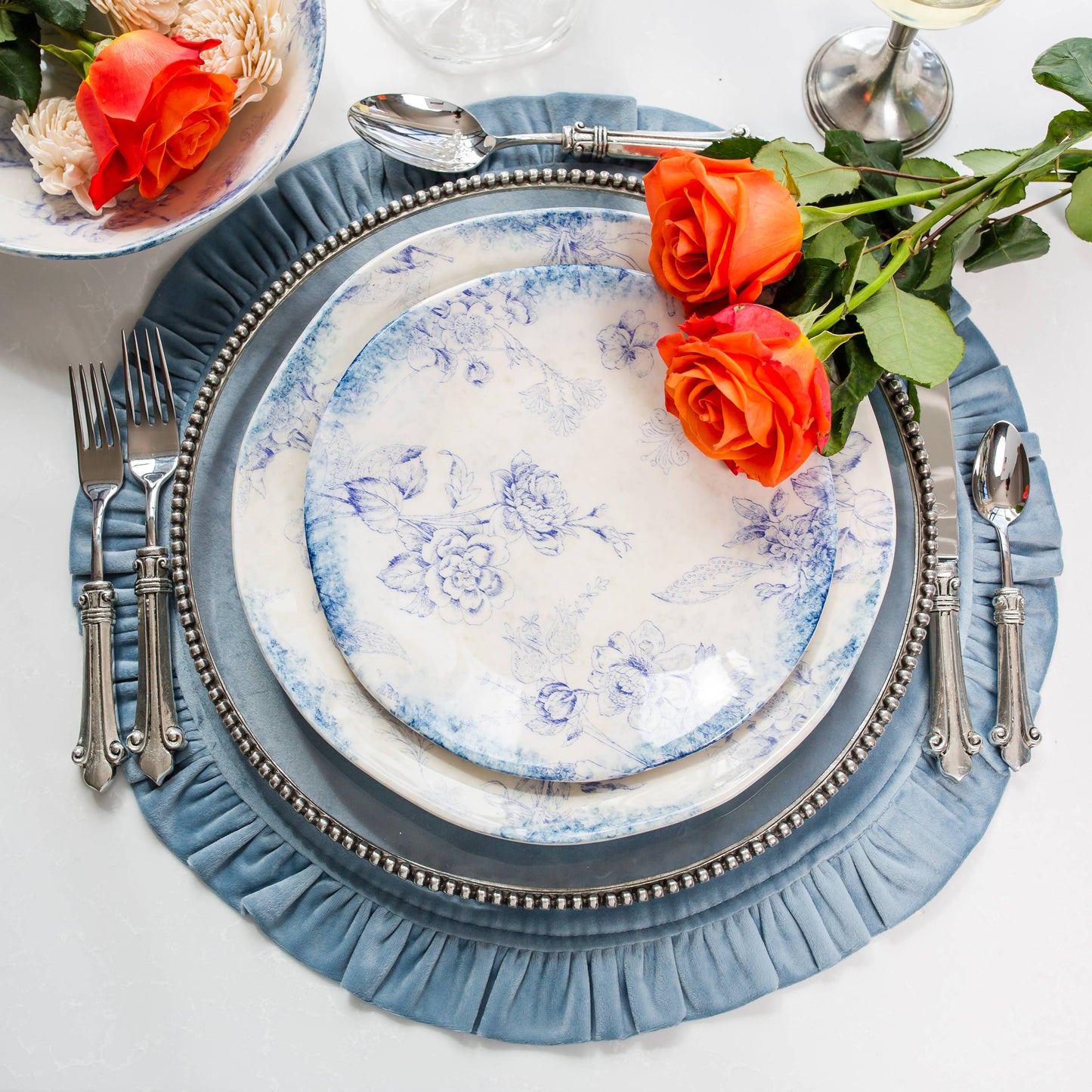 Giulietta Blue Salad/Dessert Plate