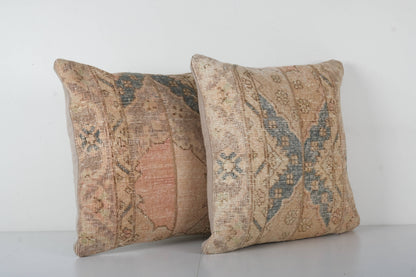 Anatolian Carpet Throw Pillow Cover, Mid-20th Century