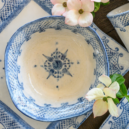Arte Italica Burano Cereal Bowl, Blue