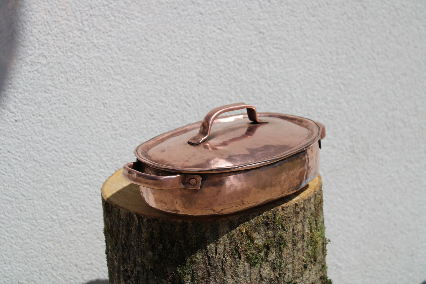 Copper pot casserole dish - Pentola da portata ovale in rame fatta a mano – Pentole di qualità premium