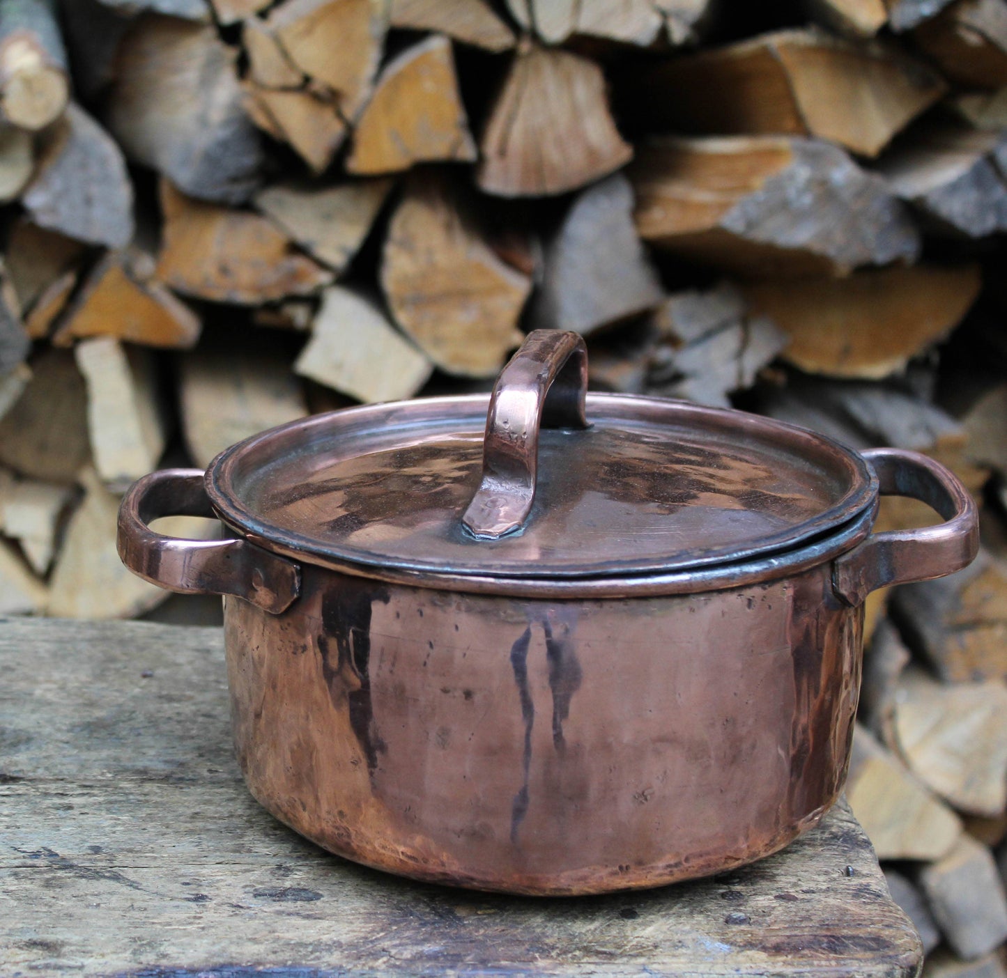 Copper pot - Pentole in rame rotonde – Fatto a mano e sicuro per alimenti