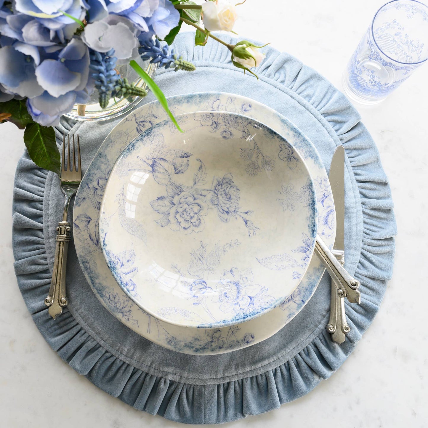 Giulietta Blue Pasta/Soup Bowl