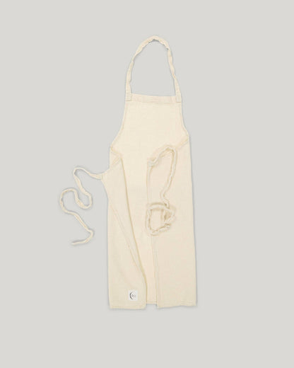French Raw Linen Apron