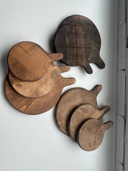 Round Serving Board with Handle