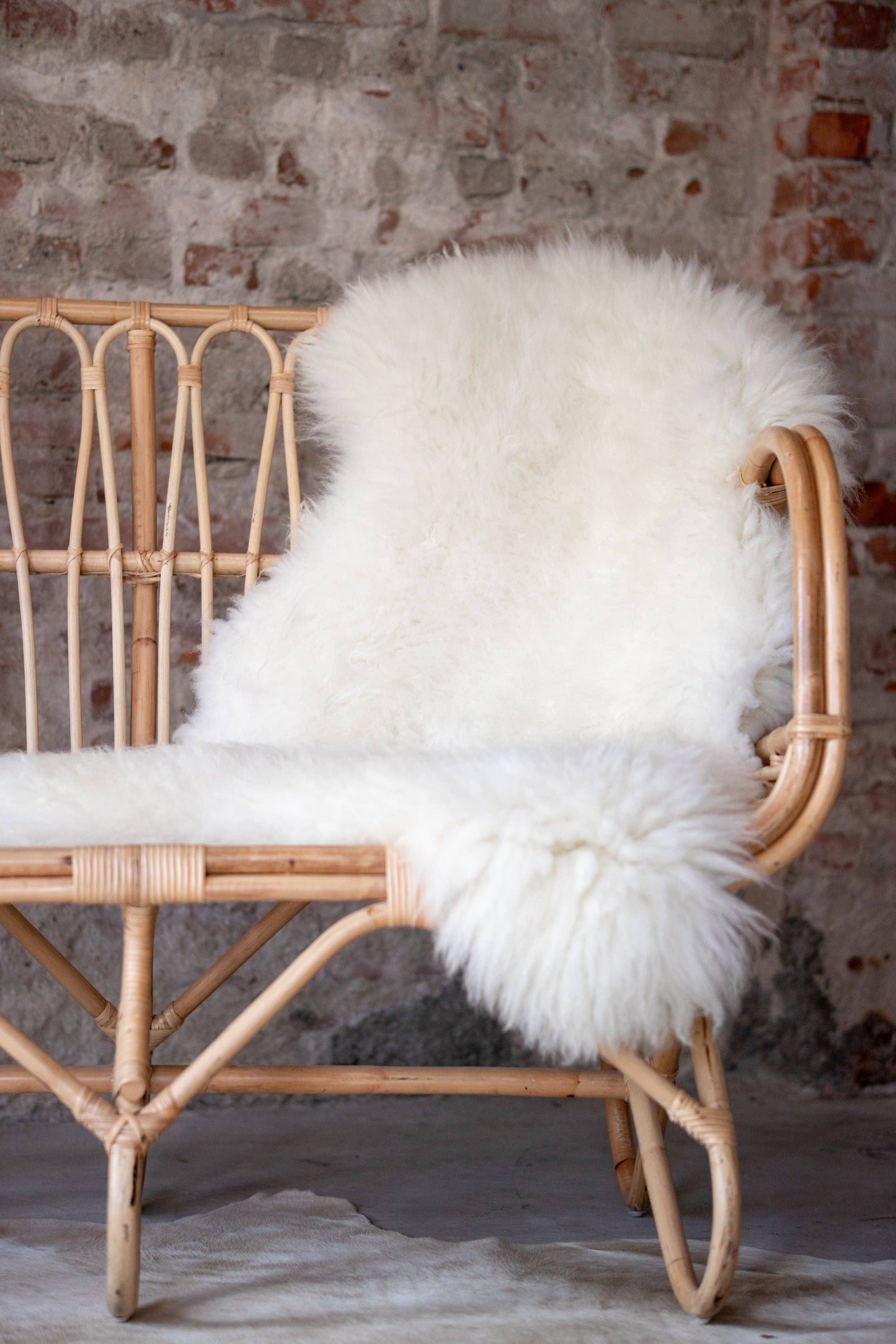 Authentic Dutch Texel Sheepskin - White