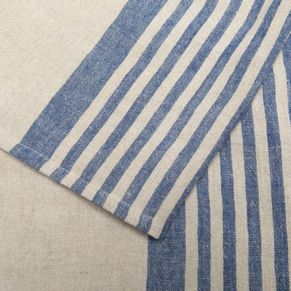 Brittany Tea Towels, Natural & Blue, Set of 2