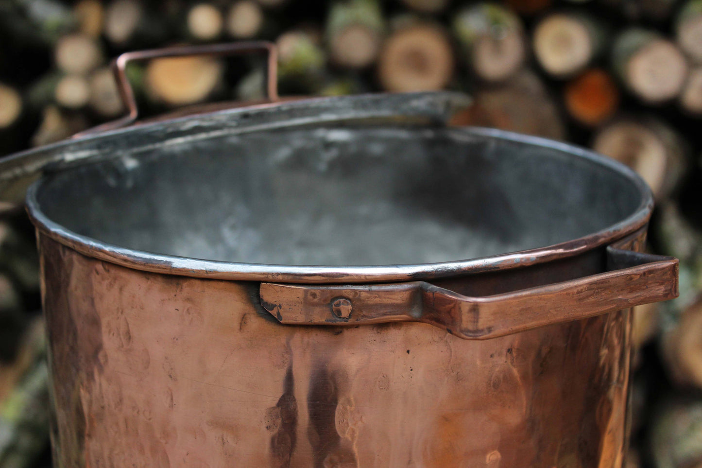 Copper Stock/pasta Pot - Tradizionale Pentola in Rame Fatta a Mano – Alta Pentola Rustica