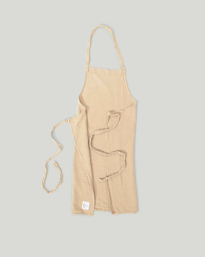 French Raw Linen Apron