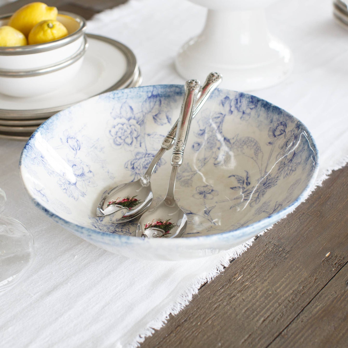 Arte Italica Giulietta Serving Bowl, Blue