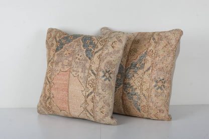 Anatolian Carpet Throw Pillow Cover, Mid-20th Century