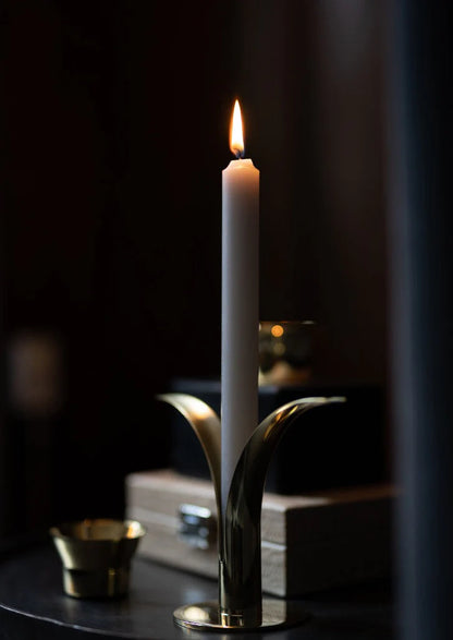 Skultuna Brass "Lily" Candle Holder