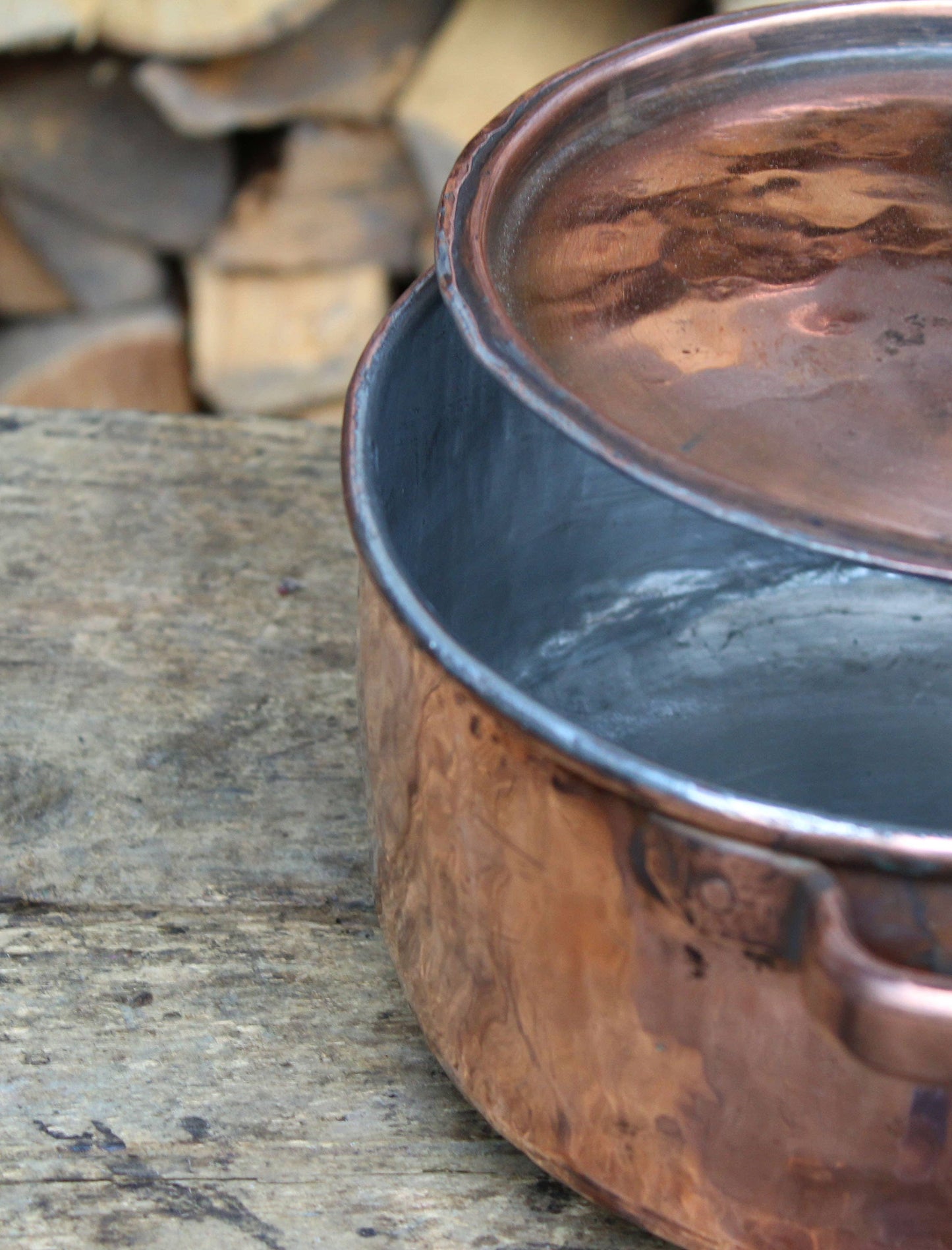 Copper pot - Pentole in rame rotonde – Fatto a mano e sicuro per alimenti