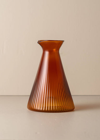 Kairos Angular Carafe, Amber