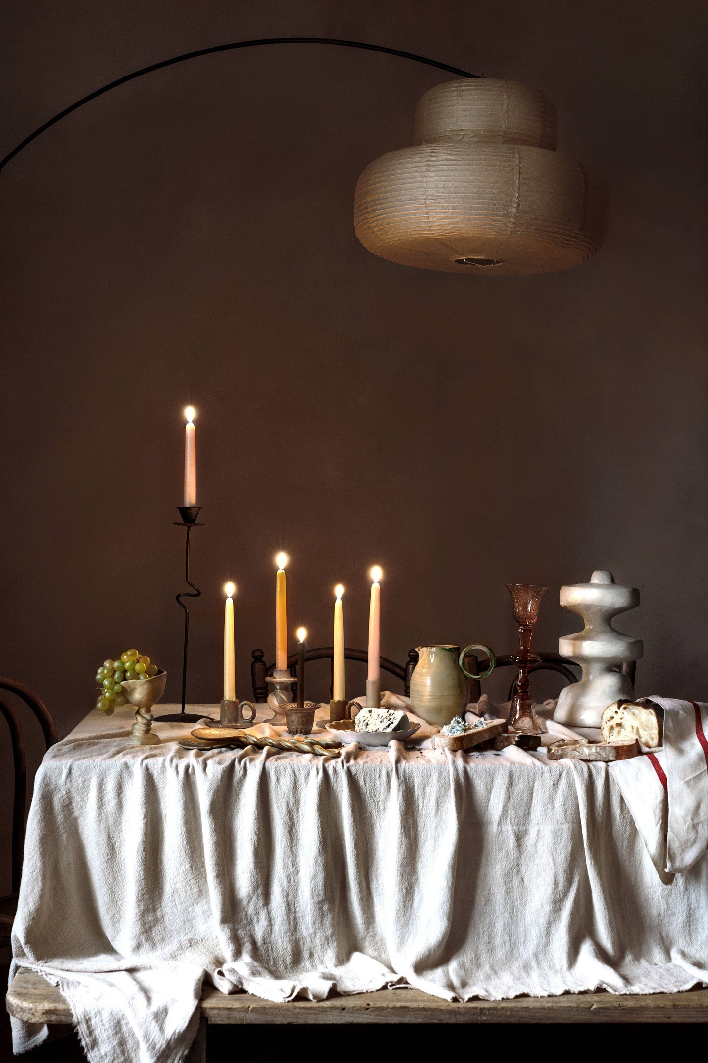 Handcrafted french stick candles - pack of 3