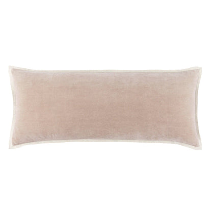 Gehry velvet and linen decorative pillow cover, stone, view 4