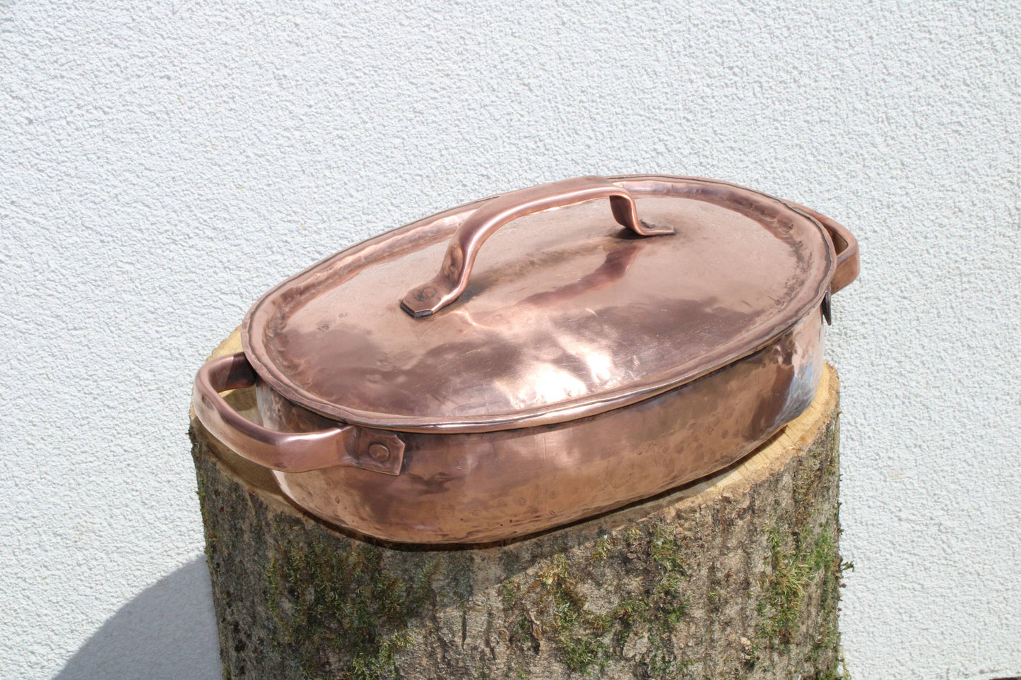 Copper pot casserole dish - Pentola da portata ovale in rame fatta a mano – Pentole di qualità premium