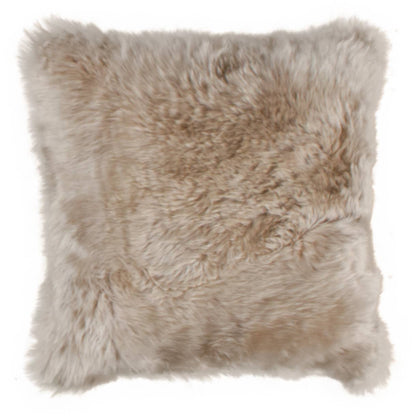 Natural Sheepskin Throw Pillow