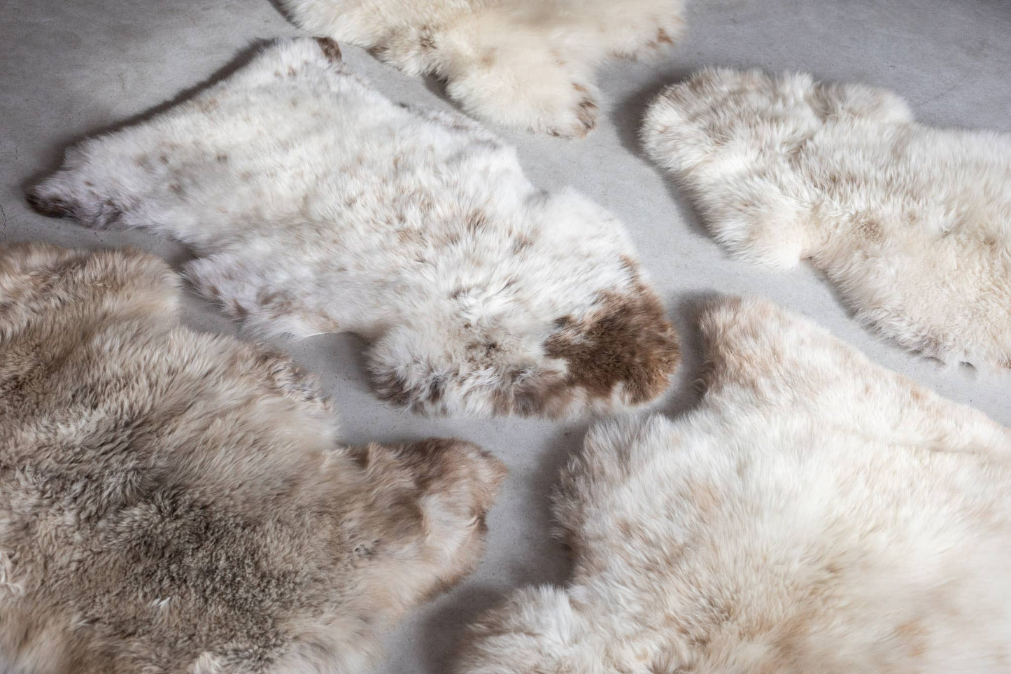 Premium Dutch Texel Sheepskin - Mottled