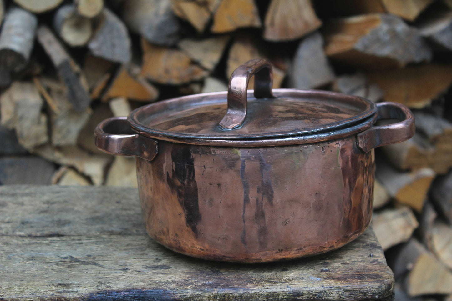 Copper pot - Pentole in rame rotonde – Fatto a mano e sicuro per alimenti