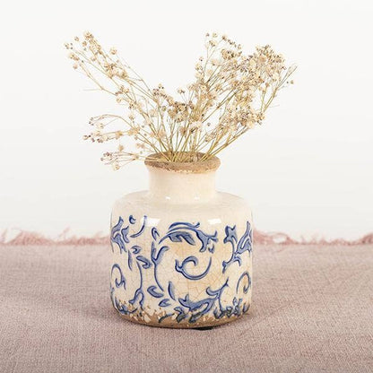 Floral Ceramic Vase, Small