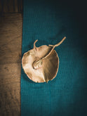 Michael Michaud Aspen Leaf Salt Dish, Bronze