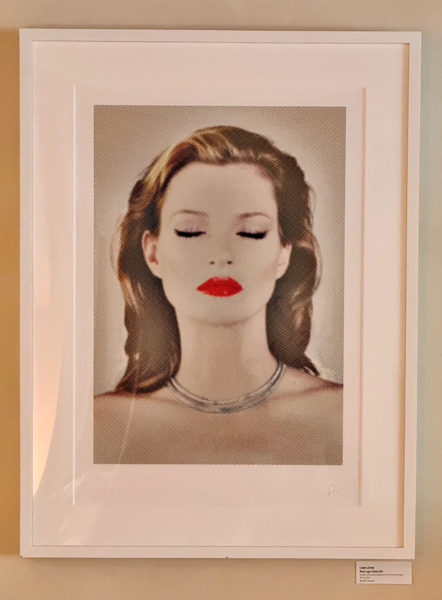 CHRIS LEVINE ‘She’s Light (Dots), 2013 Print