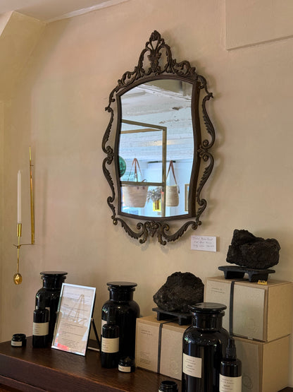 Italian Rococo Revival Cast Brass Mirror, c. 1930-1950