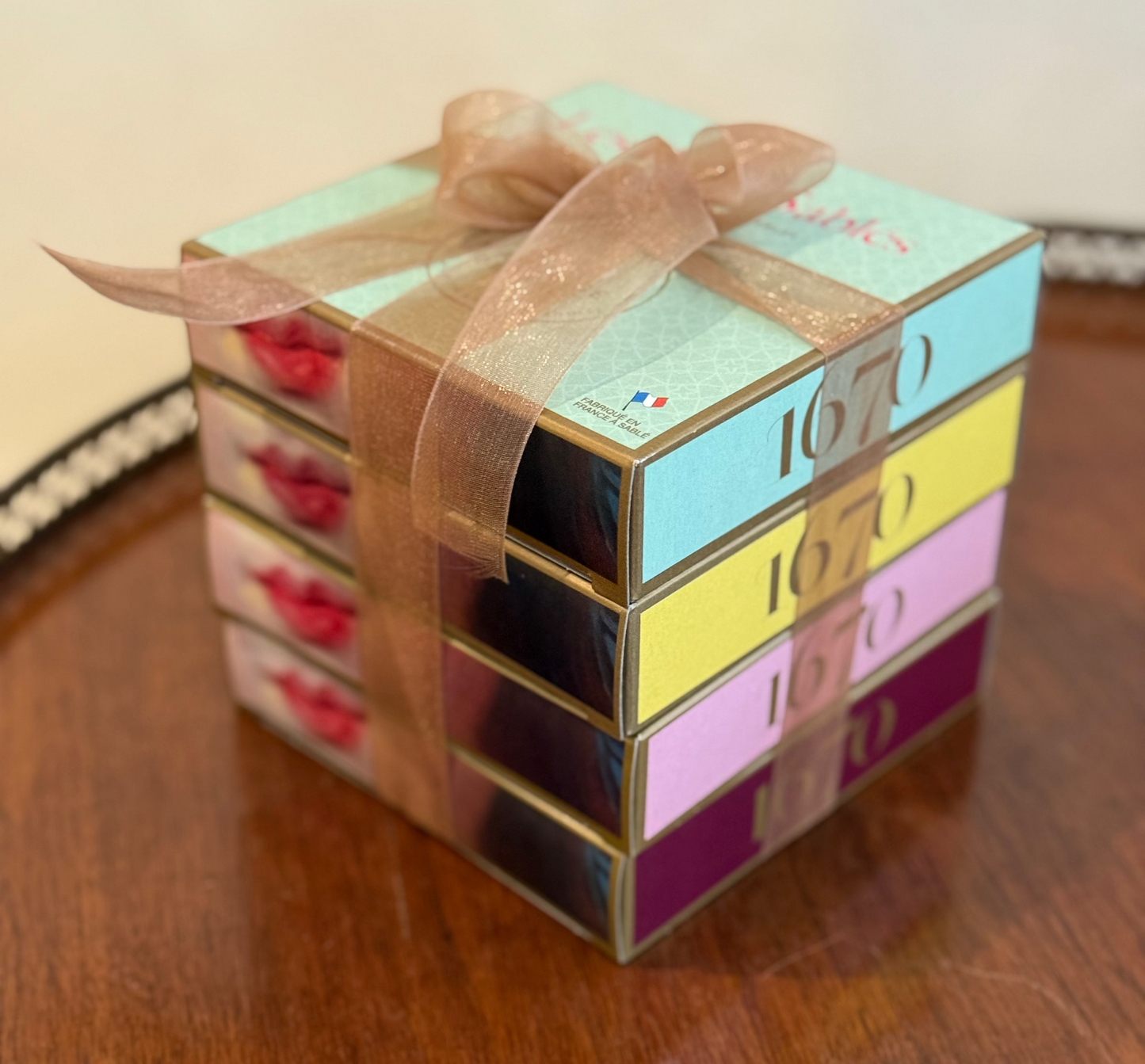 French Butter Cookie Petit Sablé Gift Set, Four Flavors