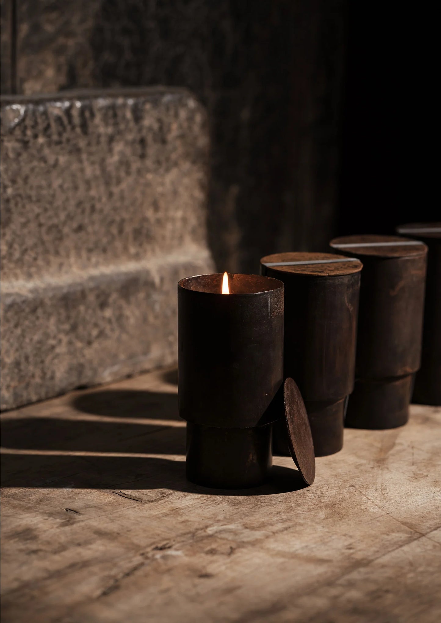 Studio Oliver Gustav Scented Candle in Iron Vessel