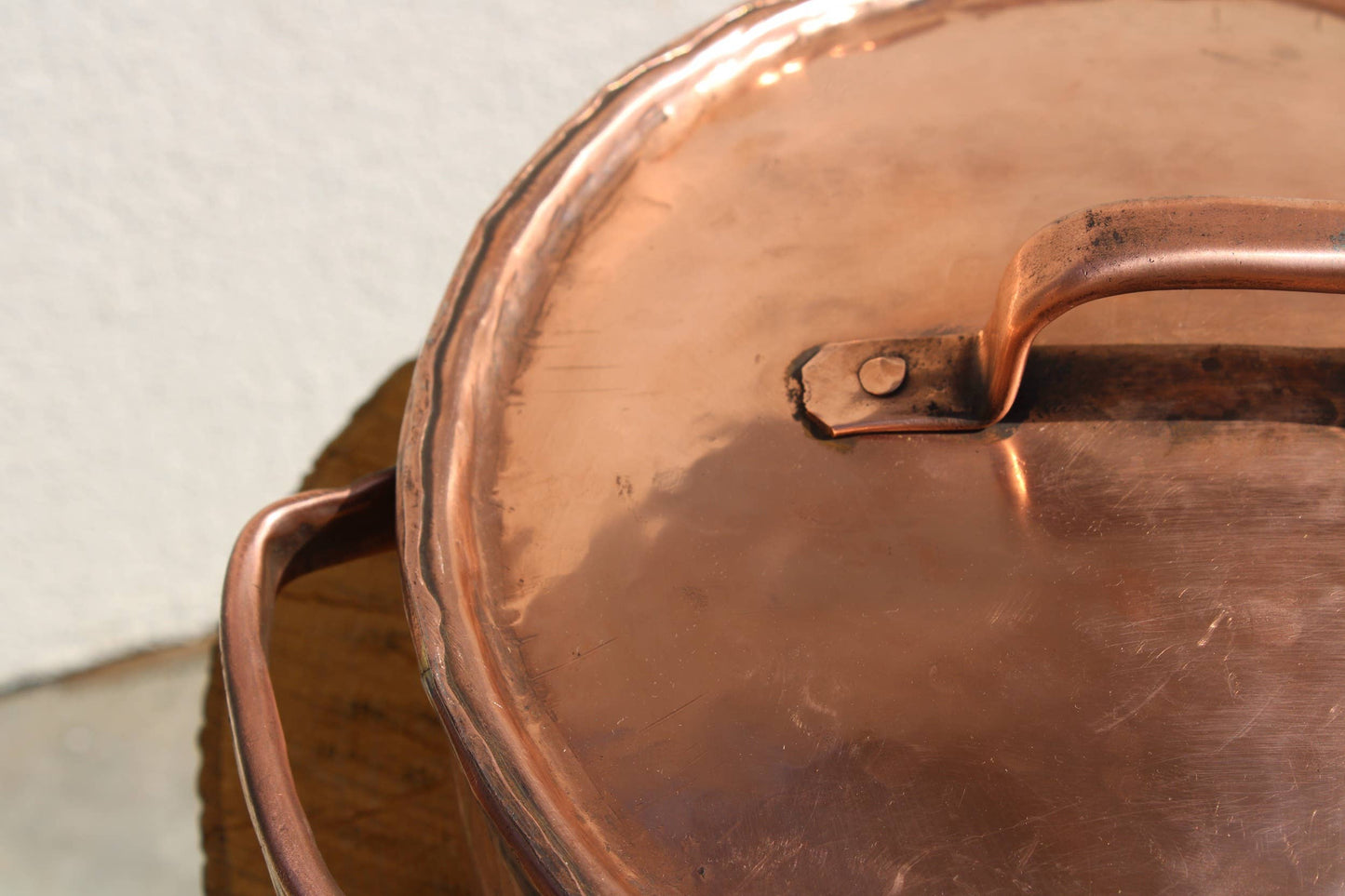 Copper pot - Pentole in rame rotonde – Fatto a mano e sicuro per alimenti