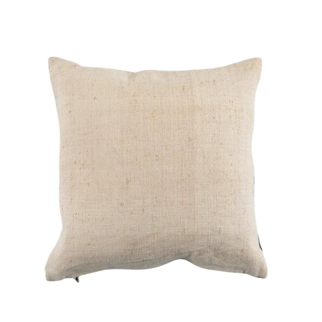 Hungarian Wax-Resist Hemp Throw Pillow by Lineage Botanica