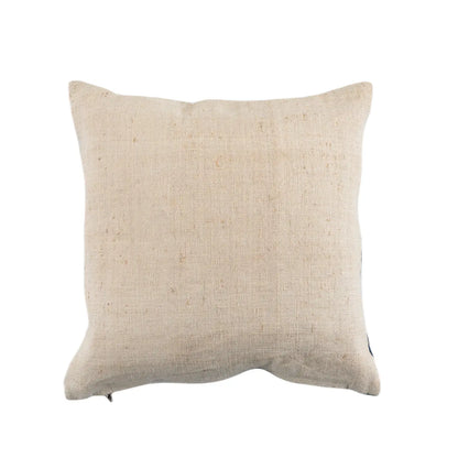 Hungarian Indigo Wax-Resist Hemp Throw Pillow