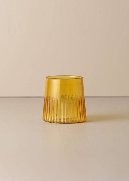 Kairos Water Glass Set, Yellow Topaz