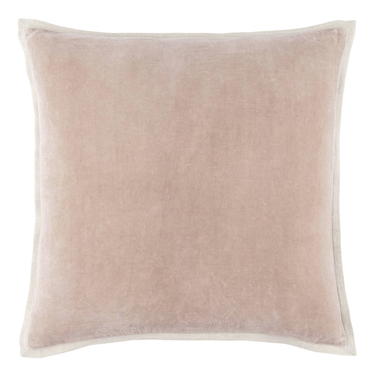 Gehry velvet and linen decorative pillow cover, stone, view 5