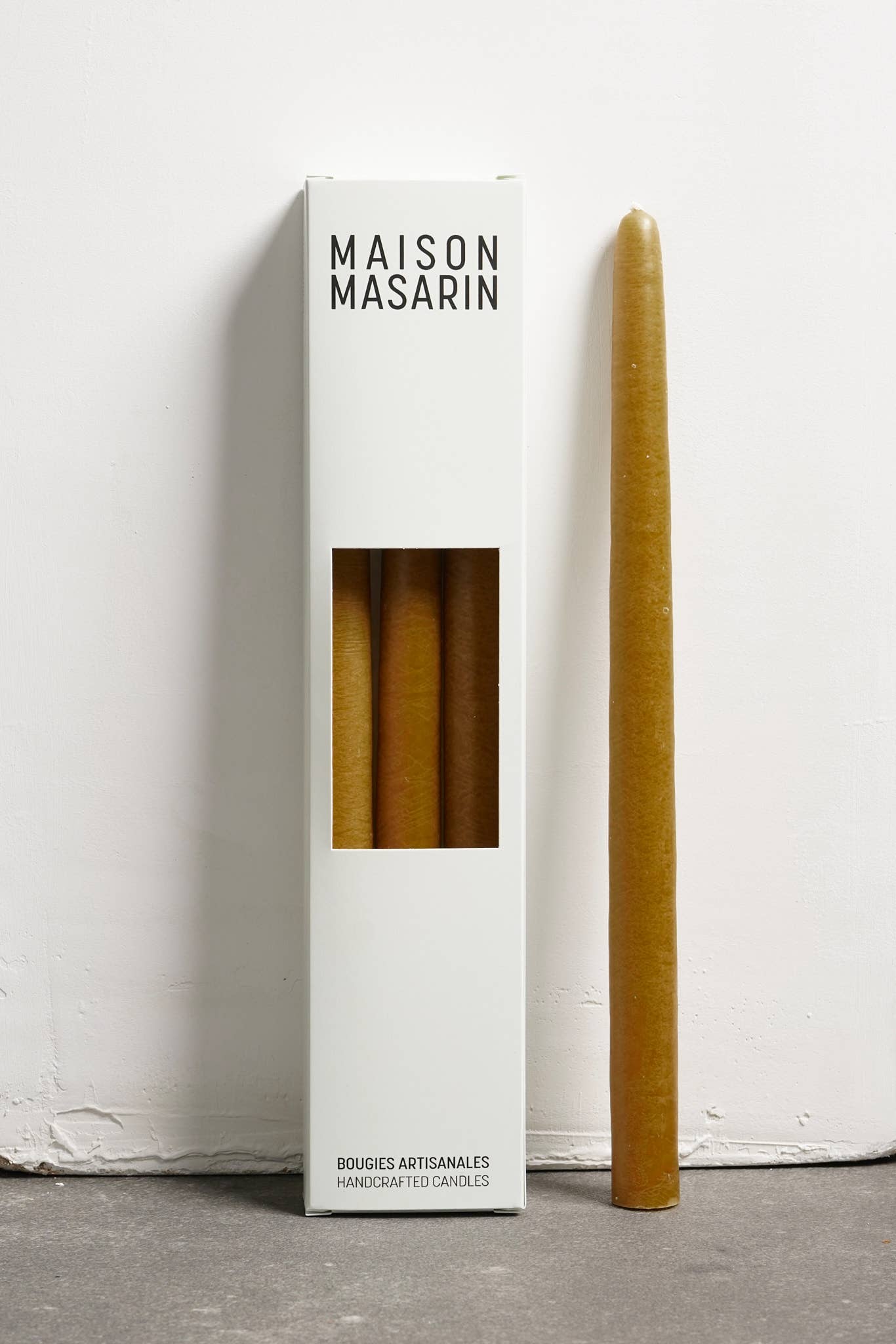 Handcrafted french stick candles - pack of 3