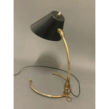 Robert Mathieu & Pierre Guariche Brass Table Lamp, c. 1950s