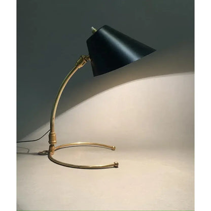 Robert Mathieu & Pierre Guariche Brass Table Lamp, c. 1950s