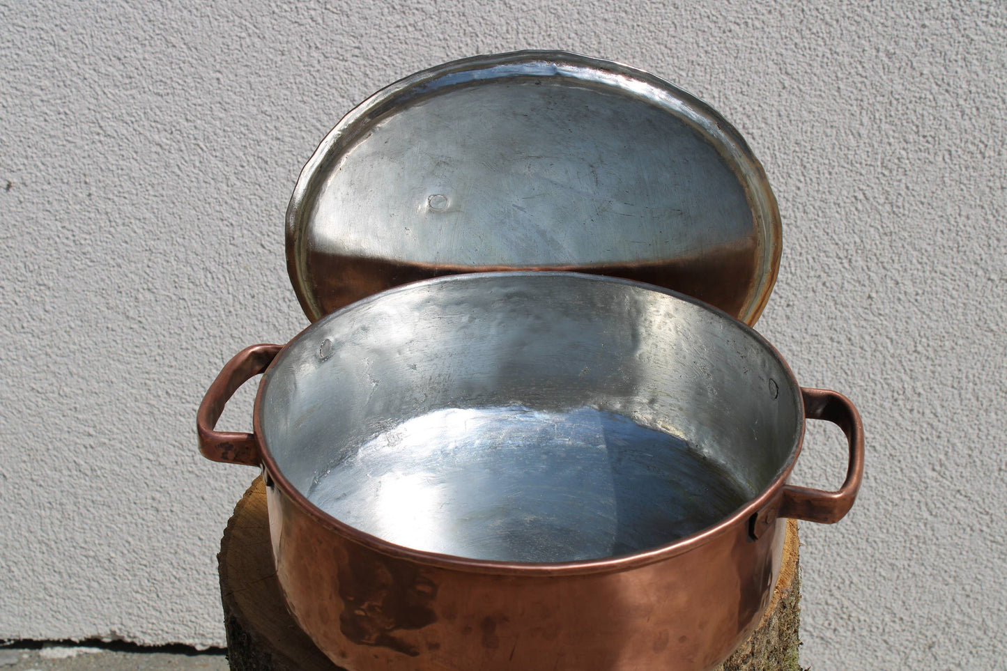 Copper pot - Pentole in rame rotonde – Fatto a mano e sicuro per alimenti