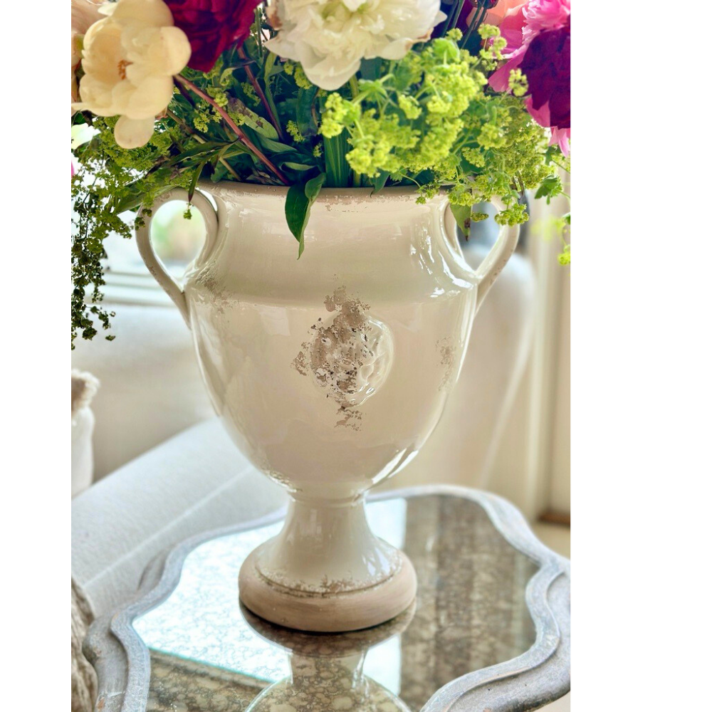 Arte Italica Scavo Leone Two-Handled Urn