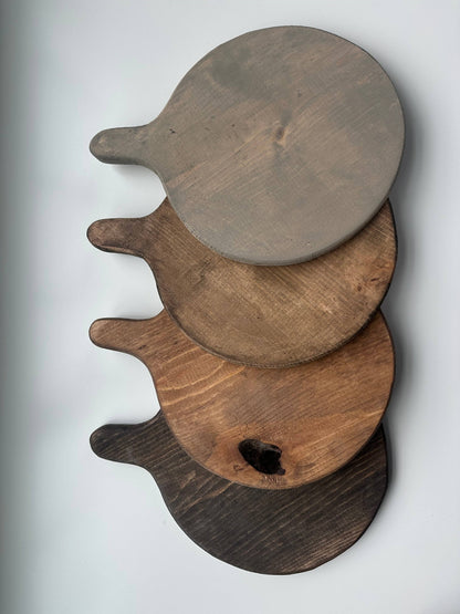 Round Serving Board with Handle
