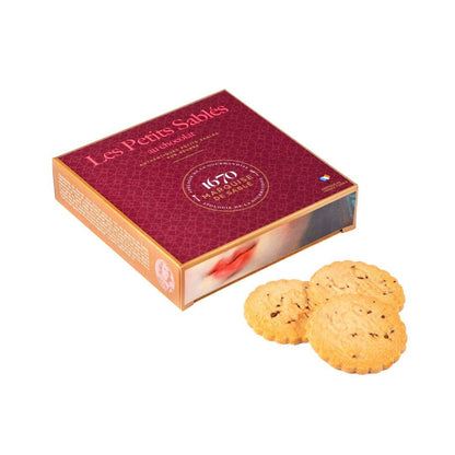 Chocolate Chip French Sables Shortbread Cookies | Gift Box