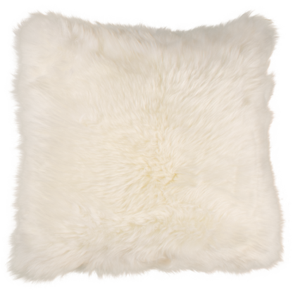 Natural Sheepskin Throw Pillow