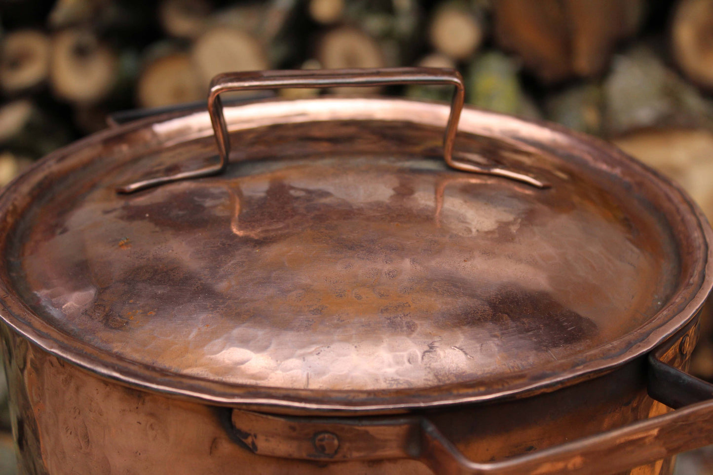 Copper Stock/pasta Pot - Tradizionale Pentola in Rame Fatta a Mano – Alta Pentola Rustica