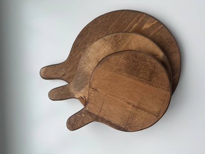 Round Serving Board with Handle