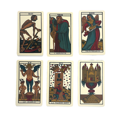 1930 Tarot de Marseille, French Tarot Card Deck & Guide