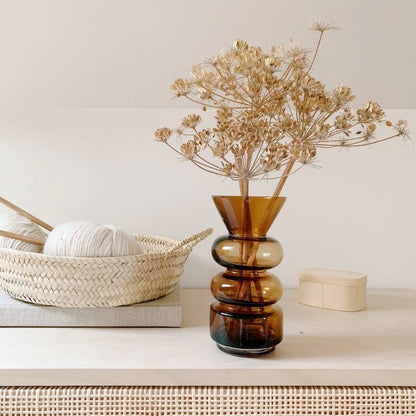 Moroccan Hand-Woven Flat Basket