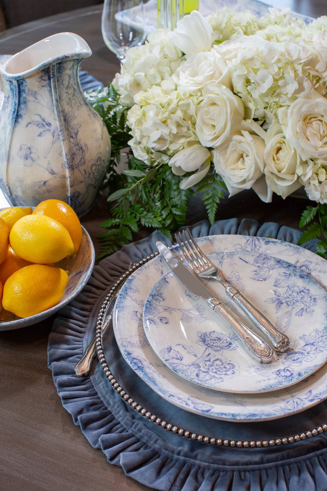 Giulietta Blue Dinner Plate