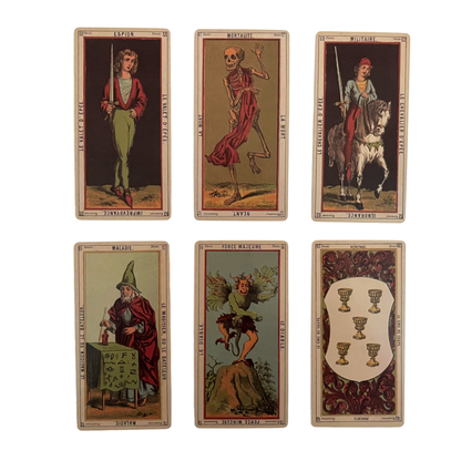 Grand Etteilla Tarot Deck & Guide, Vintage Reproduction